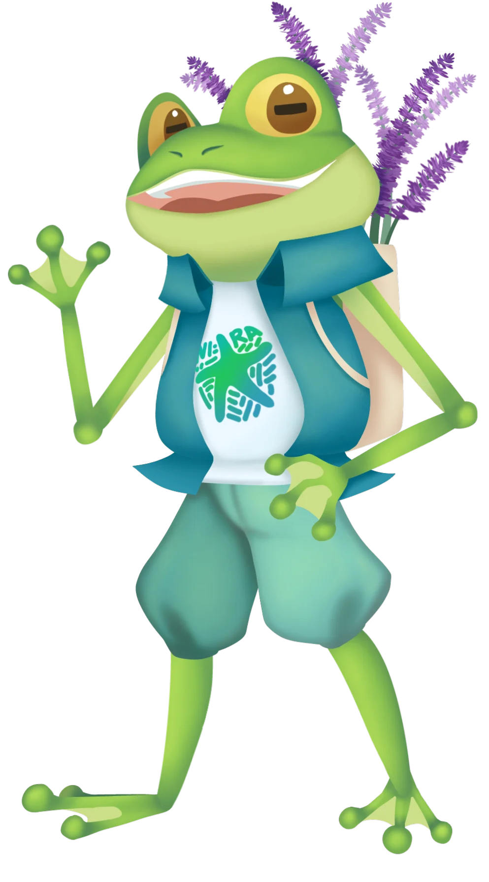 NIRA Mascot - Lavender Outfit